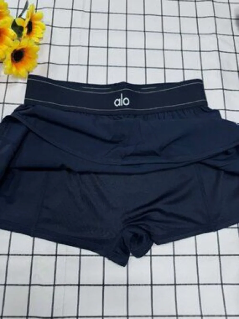 ALO Yoga Navy Blue Circle Skirt